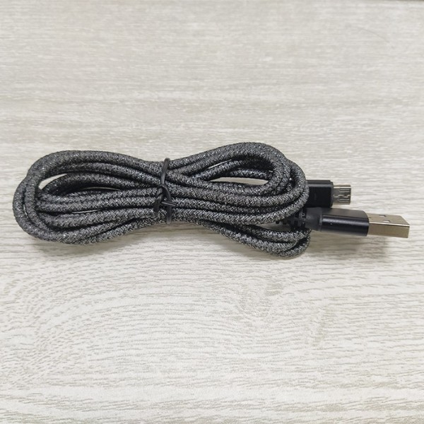 漁絲編織Micro USB數據線，USB Type-A數據線