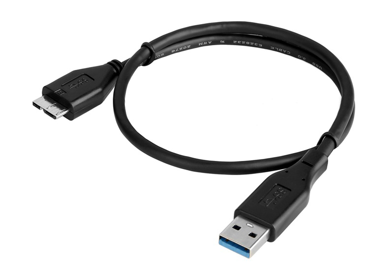移動硬盤USB 3.0 Micro USB數據線，數據傳輸5Gbps